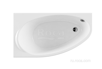 Ванна Roca Corfu 160x90 асимметричная левая белая 248573000