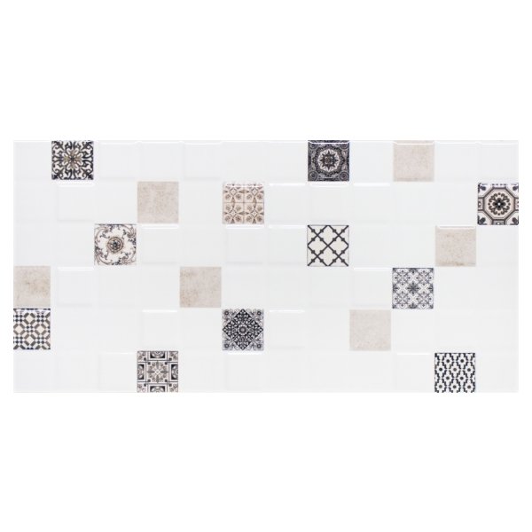 Декор 1 Астрид кофейный (1041-0235) 20х40 (1,5м2/72м2/48уп)