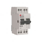 Переключатель трехпозиционный 2п 63А Basic EKF tps-2-63