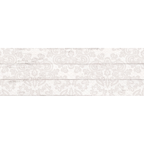 Декор Шебби Шик белый (1064-0097) 20х60 (0,84м2/53,76м2)