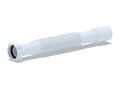 Гибкая труба АНИ Пласт K207 с гайкой 1 1/4 дюйма 32-40х541-1325 мм
