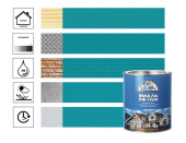 ЭКСПЕРТ Эмаль ПФ-115М глянц бирюзовая"  (0,8кг; 6шт)