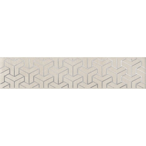 AD\E569\6401 бордюр Ломбардиа бежевый 25x5,4 (30шт)