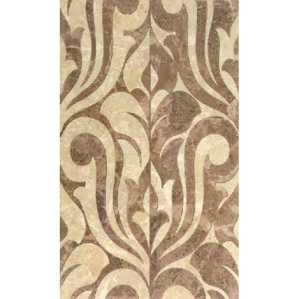 Декор Saloni brown коричневый 01 30х50 (6шт)