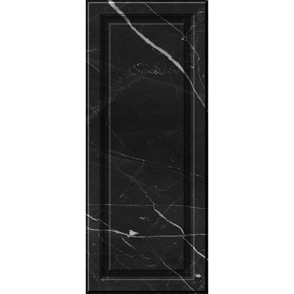 Плитка настенная Noir black черный 02 25х60 (1,2м2/57,6м2/48уп) (рельеф)