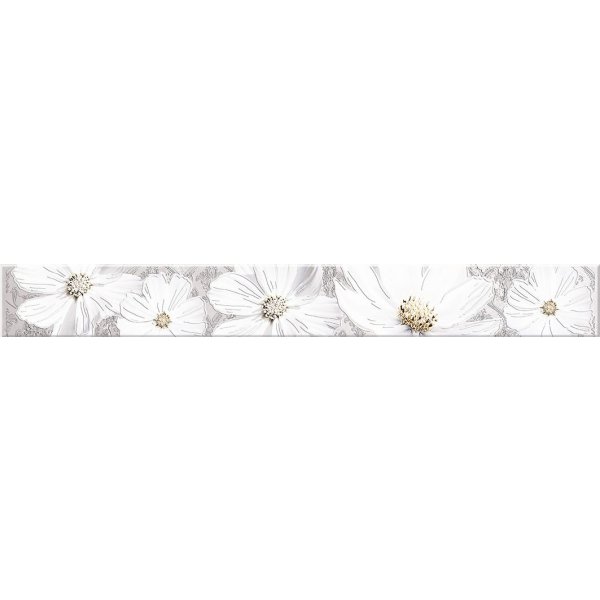 Бордюр SFUMATO GREY FLORET 6,2х50,5 (39шт)