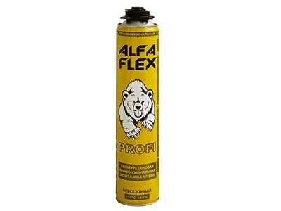 Пена пистолетная "ALFA flex profi" всесезонная