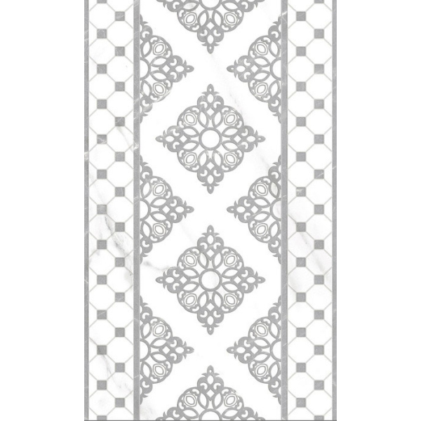 Декор Elegance grey серый 01 30х50 (6шт)