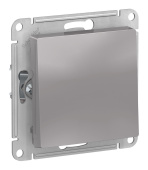 Выключатель 1-кл. AtlasDesign алюм. SE ATN000311