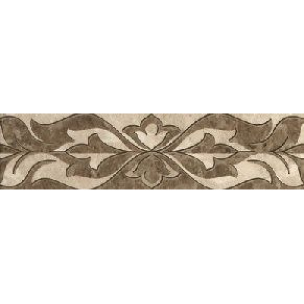 Бордюр Saloni brown коричневый 01 7,5х30 (19шт)