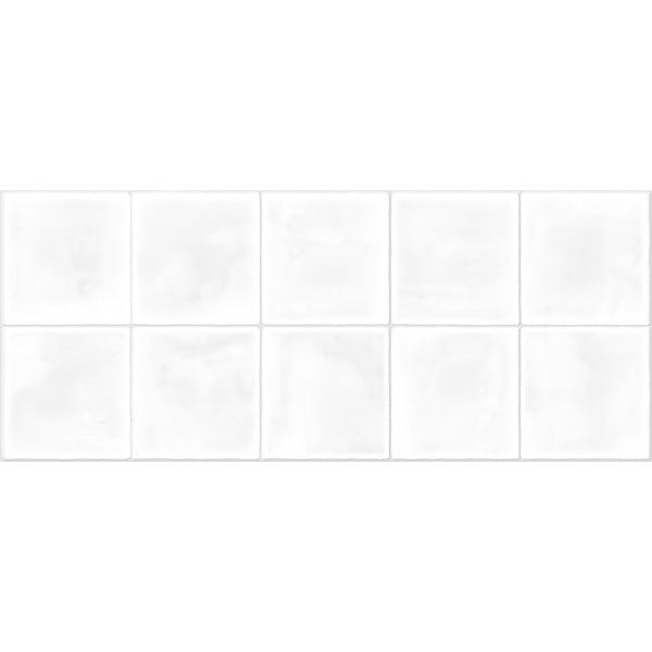 Плитка настенная Mango white square белый 01 25х60 25х60 (1,2м2/57,6м2/48уп) (рельеф)