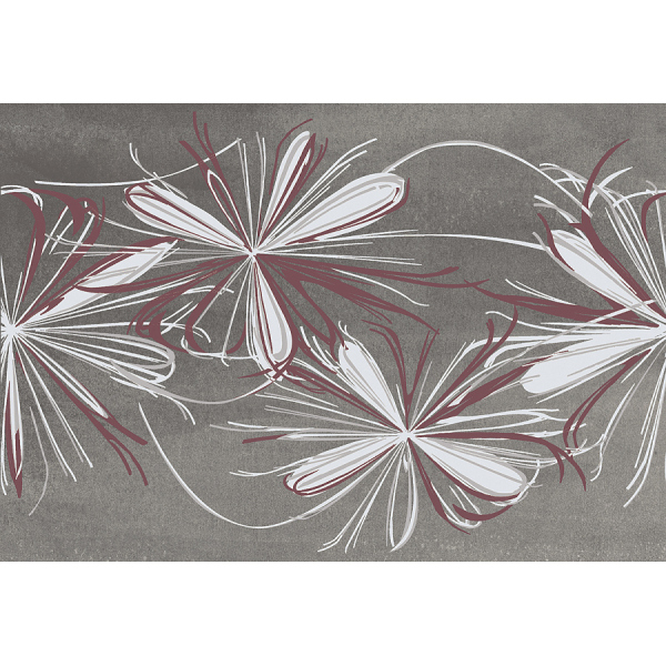 Декор SONNET GREY FLOWER 20,1х50,5 (13 шт)