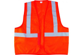 Жилет сигнальный, оранжевый, размер XL Сибртех