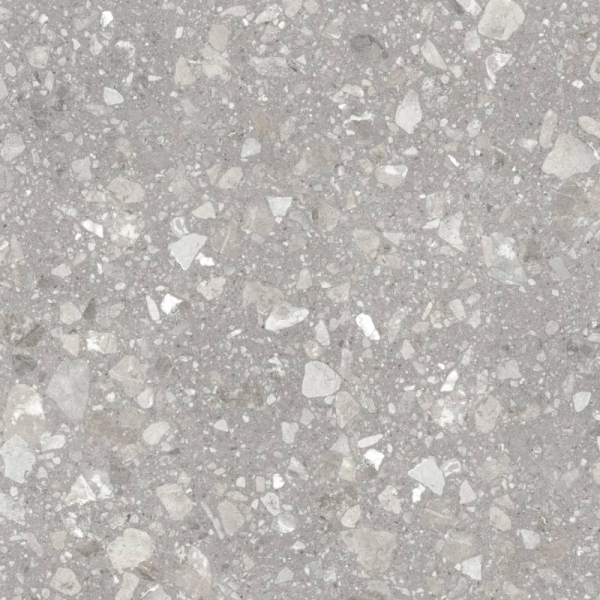 Керамогранит Terrazzo matt grey матовый серый PG 01 60х60 (1,44м2/43,2,6м2/30уп)