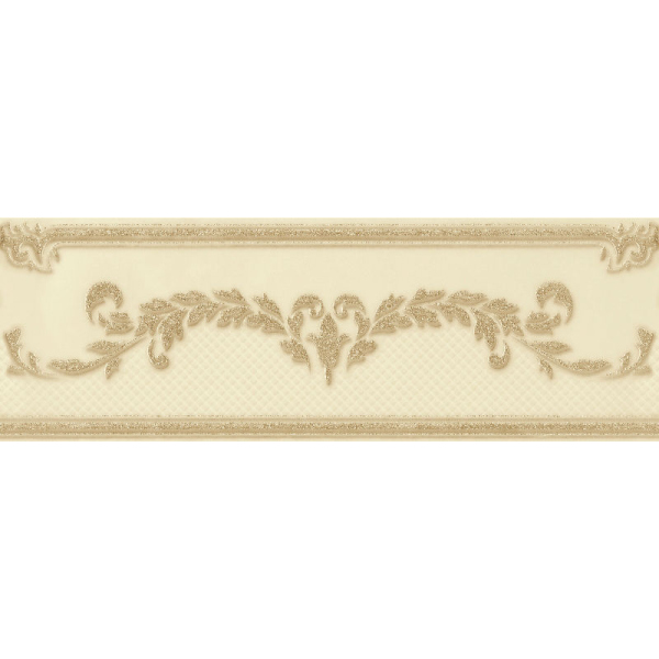 Бордюр Visconti beige бежевый 03 8.5х25 (20шт)