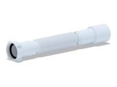 Гибкая труба АНИ Пласт K106 с гайкой 1 1/2 дюйма 40-50х366-776 мм