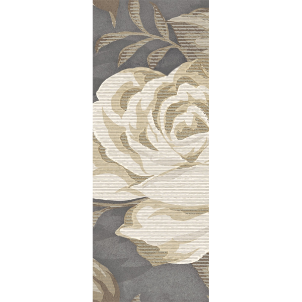 Бордюр FIORI GRIGIO многоцветный (1501-0100) 7,5х20 (12шт)