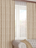 Портьера Каскад 185*260 бежевый ГП