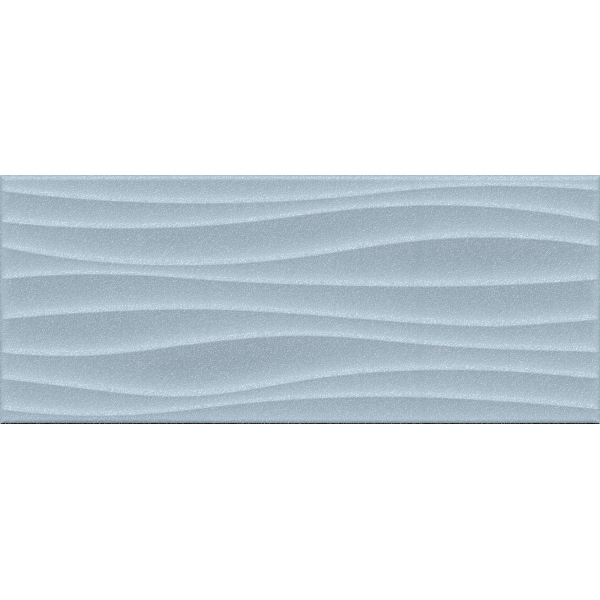 Плитка настенная Monocolor sugar  blue голубой 01 25х60 (1,2м2/57,6м2/48уп)