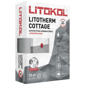 Штукатурно-клеевая смесь 25 кг LITOKOL cottadge