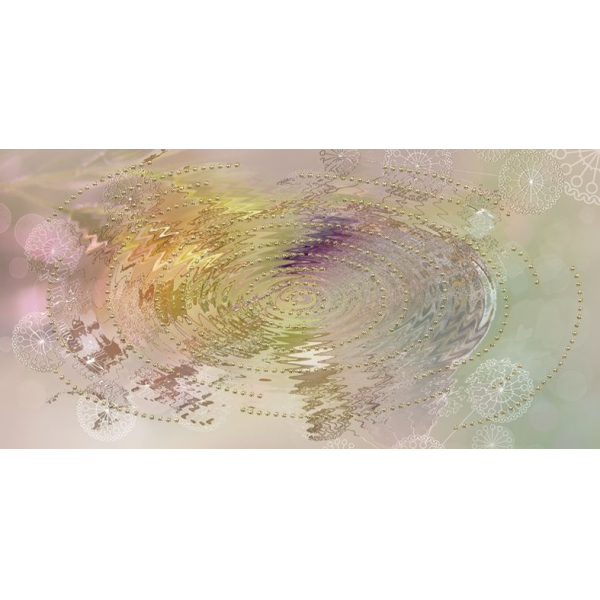 Декор Мечта песочный Бабочка отражение (04-01-1-08-05-23-371-2) 20х40 (10шт)