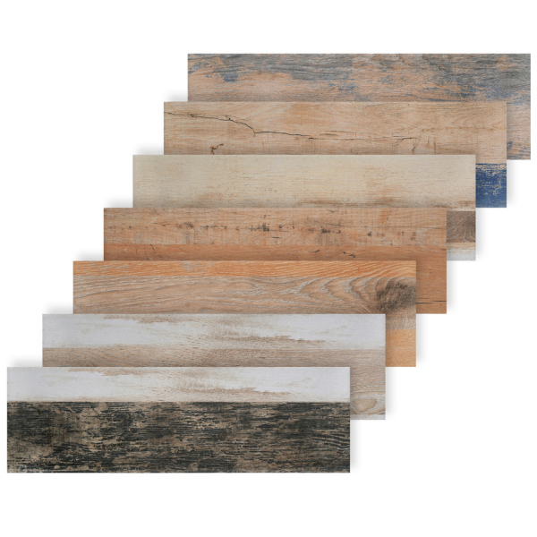 Глаз. керамогранит Colorwood многоцветный рельеф 18,5x59,8 (1,216м2/77,824м2/64упак) CL4M452