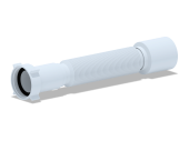 Гибкая труба АНИ Пласт K105 с гайкой 1 1/2 дюйма 50х320-730 мм