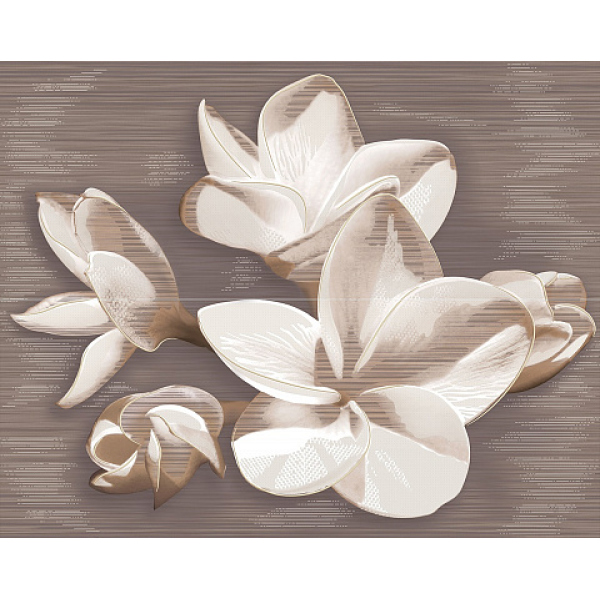 Панно из 2 частей AMATI PLUMERIA ALBA 40,2x50,5 (6 комплектов)