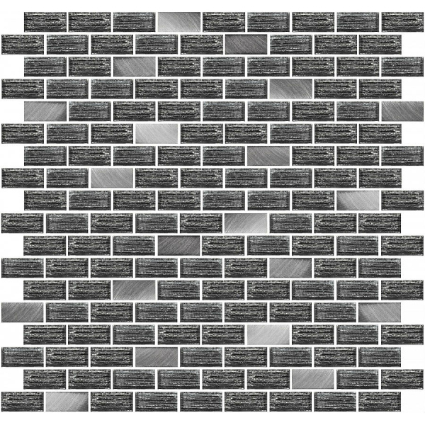 DEVORE GRIS JA-04 30*30,4 (22 шт) мозаика (стекло)