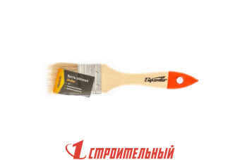 Кисть плоская Slimline 1.5" (38 мм), натуральная щетина, деревянная ручка Sparta