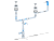 Сифон для мойки АНИ Пласт Грот A3700 3 1/2 дюйма 40 мм двойной разноуровневый с жестким переливом и отводом для стиральной машины