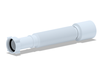 Гибкая труба АНИ Пласт K205 с гайкой 1 1/4 дюйма 50-32х320-730 мм