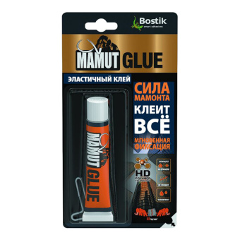 Клей монтажный гибридный Bostik mamut glue белый 25 мл