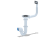 Сифон для мойки АНИ Пласт D0145S 3 1/2 дюйма 40 мм прямоточный с гибким переливом