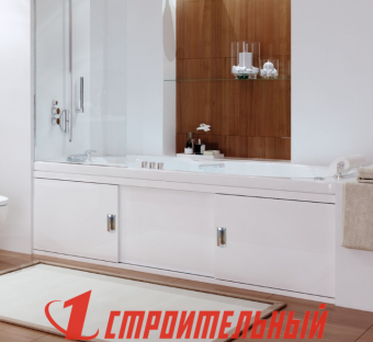 Экран под ванну МДФ купе Still 1,7м белый