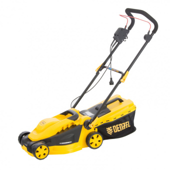Газонокосилка электрическая GM-1200, 1200 Вт, шир. 32 см, 3 уров., травосб. 25 л.// Denze