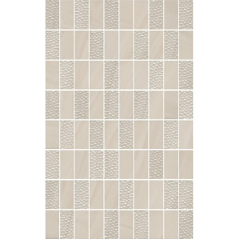 MM6378 Декор Сияние беж мозаичный 25x40 (8шт)