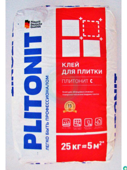 Клей для плитки ПЛИТОНИТ С-25 25кг