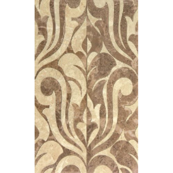 Декор Saloni brown коричневый 01 30х50 (6шт)