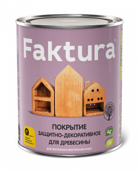 FAKTURA состав защитный золотой дуб 0,9 л