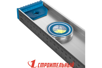 Уровень алюминиевый скелетный, 2 глазка+1 поворотный на 360, магн. лента, линейка, 1200мм, (шт.)	