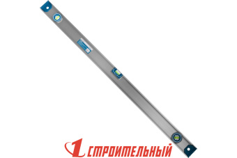 Уровень алюминиевый скелетный, 2 глазка+1 поворотный на 360, магн. лента, линейка, 1000мм, (шт.)