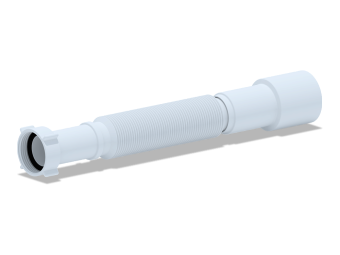 Гибкая труба АНИ Пласт K206 с гайкой 1 1/4 дюйма 40-50х366-776 мм
