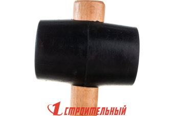 Киянка резиновая, деревянная рукоятка, 340г, (шт.)