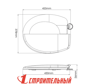 Сиденье для унитаза Nova King 2020
