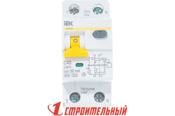 Компакт. диф. автомат 1Р+N 40A 30мА