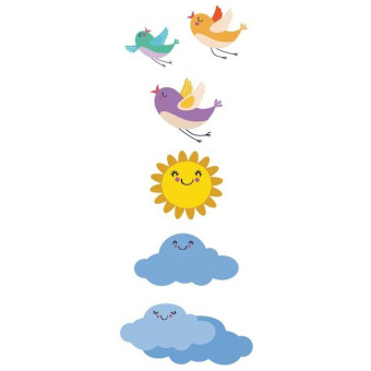 Панно Kids Sky (06-01-1-52-05-01-3027-0) 40х100 (2кт/5пл)