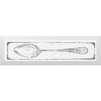 NT\B51\9001 Декор Spoon/ложка черный 8,5х28,5 (8шт)