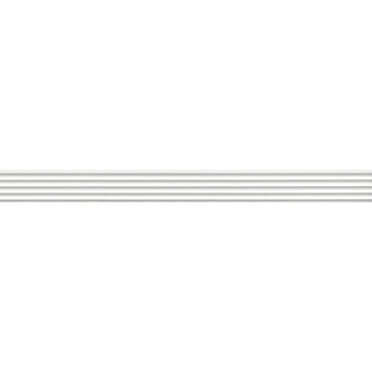 LSA015 бордюр Спига белый структура 3,4х40 (22шт)