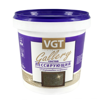 СОСТАВ ЛЕССИРУЮЩИЙ "GALLERY" ПОЛУПРОЗРАЧНЫЙ СЕРЕБРИСТО-БЕЛЫЙ, 2,2 КГ